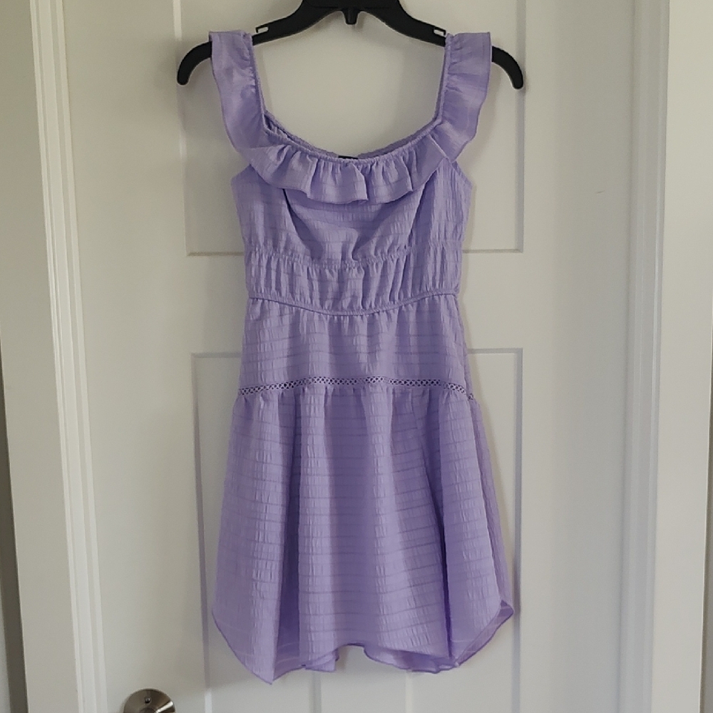 Wild Fable Lilac Ruffle Dress